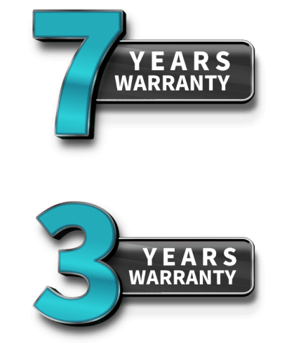 7 year warranty